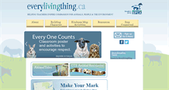Desktop Screenshot of everylivingthing.ca